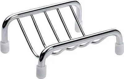 Produktbild von BYTRO Seifenkorb freistehend Messing Chrom poliert 75x95x30 mm für Bad & WC >> Freistehend anwendbar