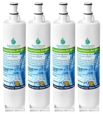 Wasserfilter, 4 Stück, kompatibel mit Whirlpool 4396508, SBS002, S20BRS