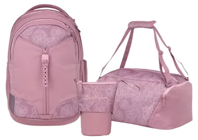 Produktbild von Satch, Schulrucksack-Set MATCH Magnolia Dream 3-teilig, ab 5. Klasse