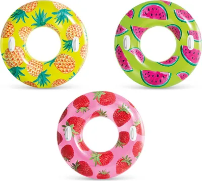 Immagine prodotto di Intex 56261NP Giocattolo gonfiabile per piscina e spiaggia multicolore Picture Vinyl Swim Ring