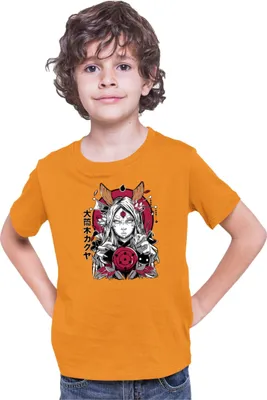 Immagine prodotto di Maglietta per bambini Japan Anime Manga Naruto Kaguya Otsutsuki, 9-11 Jahr - 140 , Orange