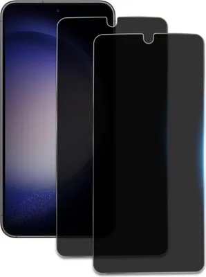 Produktbild von 2x Samsung Galaxy S23/S22 Sichtschutzfolie 9H Panzerglas Blickschutz, Anti-Spy, Fingerabdruck-resistent
