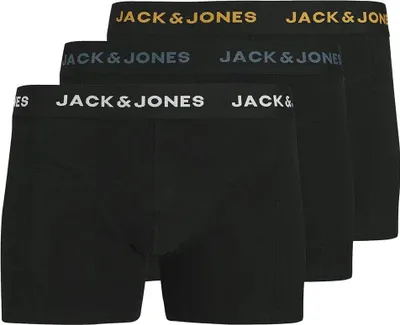 Image de Jack & Jones Conor Solid Boxers 3 unités Noir M Hommes Noir M