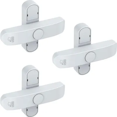 Produktbild von BASI - Fenster- und Fenstertürensicherung - SET - 3x FS 500 - Weiß - 3x1100-0060