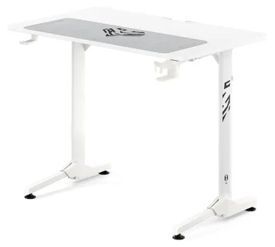 Produktbild von Weißer Gaming-Schreibtisch X-Mate 100 x 60 x 75 cm von Diablo Chairs