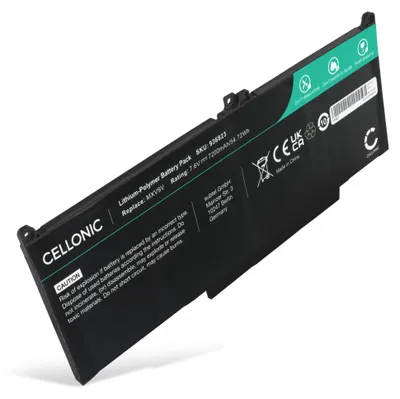 Produktbild von CELLONIC 1x Akku für Notebook Kompatibel mit Dell Latitude 14 7400, Latitude 5300, Latitude 5310, MXV9V - (7200mAh, 7.6V)