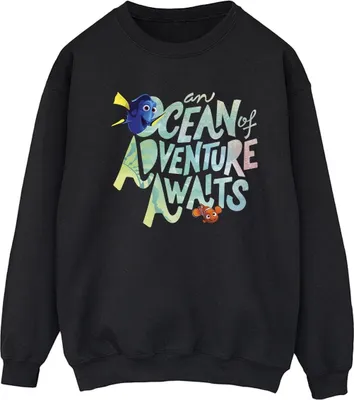 Produktbild von Disney - "Finding Dory Adventure" Sweatshirt für Damen BI5834 (S) (Schwarz)