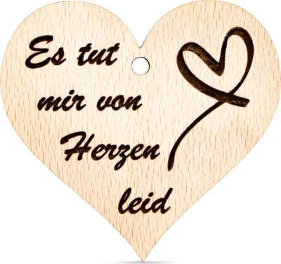 Produktbild von Anhänger Es tut mir von Herzen leid