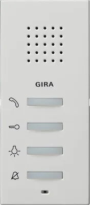Produktbild von Gira Wohnungsstation AP System 55 Reinweiß seidenmatt Audio Türsprechanlage