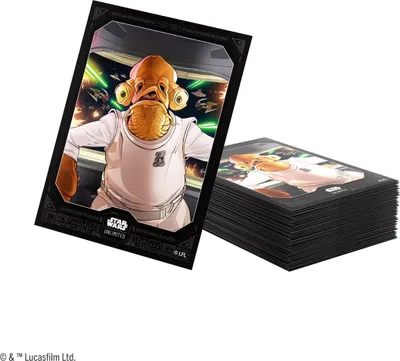 Zdjęcie produktu dla Asmodee Czech Republic Gamegenic SWU: Koszulki na karty - Admirał Ackbar