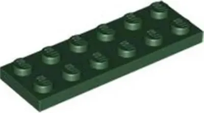 Obrázek produktu pro Lego® 2x6 desek 3795 - 10 kusů Tmavě zelená
