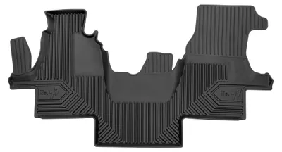 Image de Tapis conducteur en caoutchouc pour Volkswagen LT II 1996-2006 (monospace) – noir, sur mesure
