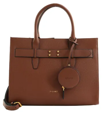 Produktbild von PICARD Leder Umhängetasche Chic Way Shopper Cognac braun
