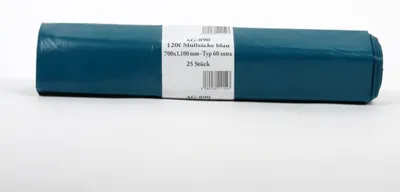 Produktbild von Funny Müllsäcke, blau, 120 Liter, Typ 60, 10 Rollen, AG-890