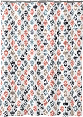 Zdjęcie produktu dla Tekstylna zasłona prysznicowa Kleine Wolke BREEZE Multicolour 180 x 200 cm
