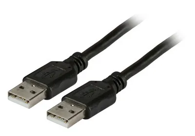 Image de Câble de raccordement USB 2.0 A-A, mâle-mâle -- 1,5 m, noir, Classic