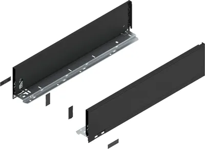 Produktbild von BLUM LEGRABOX pure Zarge Höhe K, NL 550, Carbonschwarz