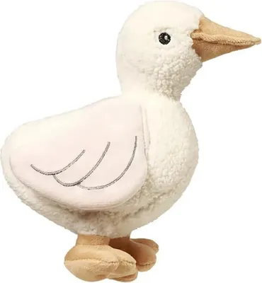 Obrázek produktu pro Plyšová hračka GOOSE ZOE s chrastítkem, krémová