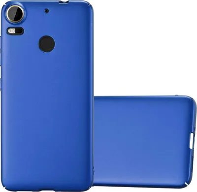 Produktbild von Cadorabo Hülle für HTC Desire 10 PRO Schutzhülle in Blau Hard Case Handy Hülle Etui