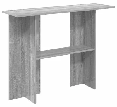 Image de Table console Sonoma gris 100 x 30 x 75 cm Bois d'ingénierie