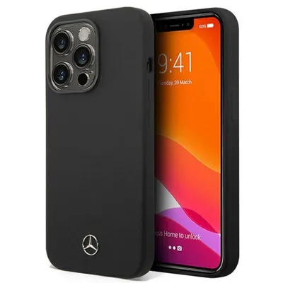 Produktbild von Handyhülle Case iPhone 14 Pro Max Mercedes Silikon schwarz MagSafe kompatibel