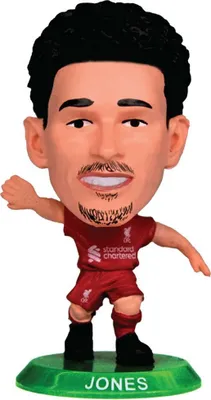 Produktbild von Liverpool FC - Sammelfigur "Curtis Jones 2026", "SoccerStarz" TA13894 (Einheitsgröße) (Rot/Grün)