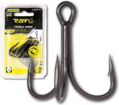 Produktbild von Black Cat Drillinge DG - 5 Wallerhaken, Größe:4/0