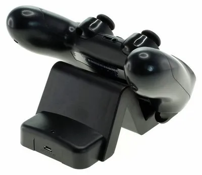 Produktbild von Ladegerät passend für den Sony PS4 Controller, Dockingstation schwarz