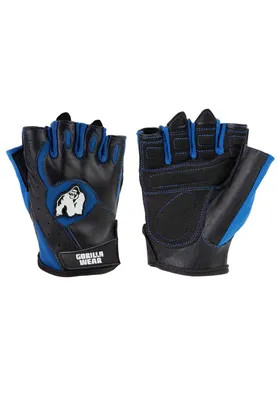 Produktbild von Gorilla Wear Mitchell Trainingshandschuhe - Fitnesshandschuhe - Schwarz/Blau - S