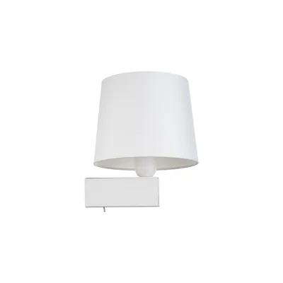 Zdjęcie produktu dla Kinkiet CHILLIN biały 1xE27x40W tkanina wym:25x20x22cm IP20 Nowodvorski Lighting