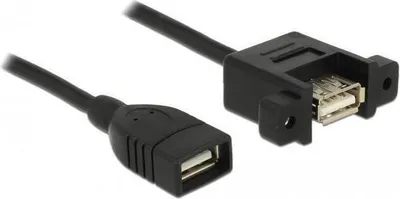 Immagine prodotto di Cavo di installazione USB 2.0 tipo A da presa a presa 1 m nero