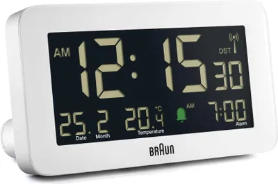 Immagine prodotto di BRAUN BC10 DCF-W Sveglia radiocomandata bianca Orologi e sveglie