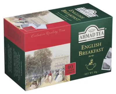 Zdjęcie produktu dla English Breakfast Ahmad Tea 40tbx2g b/zawieszki