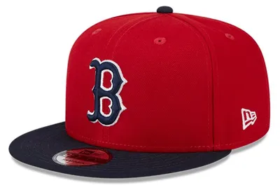 Image de Casquette snapback New Era Bosred 950, couleur rouge, visière plate, taille unique