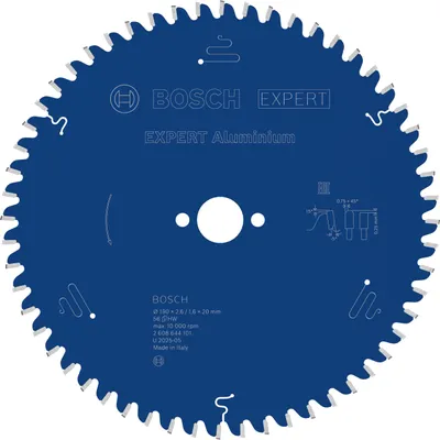 Productafbeelding van EXPERT, aluminium zaagblad, 190x2,6/1,6x20 mm, Z56
