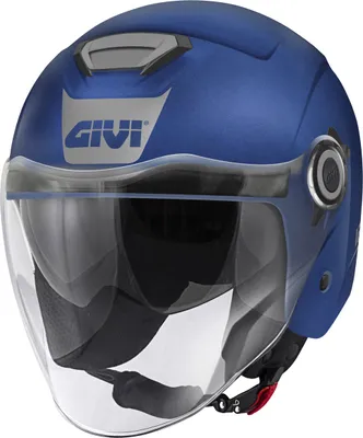Produktbild von Jet Helm GIVI 12.5 Solid Blau Mattgrau größe XS