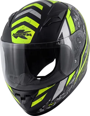 Immagine prodotto di KAPPA KJ04 Evo Prox casco moto bambino nero giallo opaco taglia JM