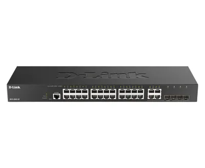 Obrázok produktu pre D-Link DGS-2000-28, Riadený, L2/L3, Gigabit Ethernet (10/100/1000), Plne duplexný režim, Inštalácia do Racku, 1U