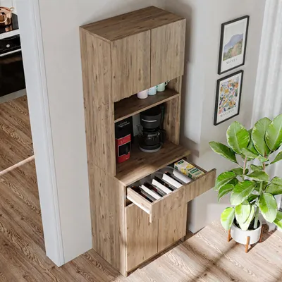 Produktbild von Roomart NAPOLI Küchenschrank 60 cm breit, Eiche