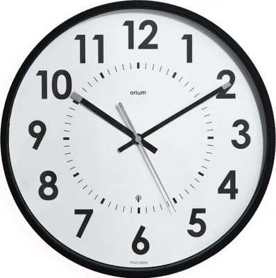 Immagine prodotto di CEP 2115250011 Orologio da parete, Ø 30 cm, radiocomandato, nero