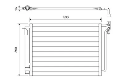 Produktbild von VALEO 817575 Kondensator Klimaanlage Klimakondensator für BMW X5 (E53)