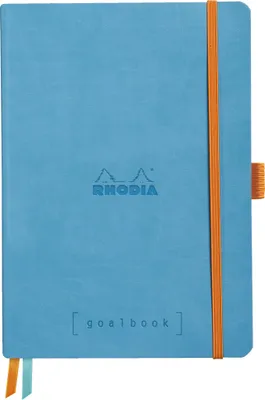 Produktbild von Rhodia GoalBook, Einfarbig, Türkis, A5, 240 Blätter, 90 g/m², Punktgitter-Papier