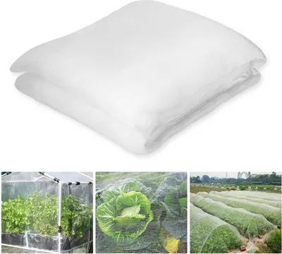 Produktbild von Wei?es Insektennetz fš¹r Gemš¹seg?rten 2,5 x 7 m, Schutznetz fš¹r Gemš¹seg?rten, Gartennetz geeignet zum Schutz von Pflanzen, Blumen, Gemš¹se und Obst