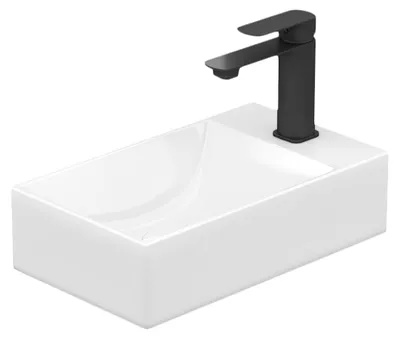 Obrázok produktu pre Umývadlo EMKE Kleins, 37,7 x 21,8 x 9,9 cm, biela farba