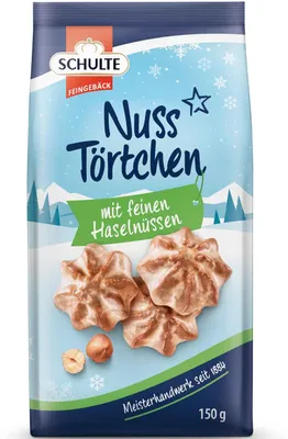 Produktbild von Schulte Nuss Törtchen 150g