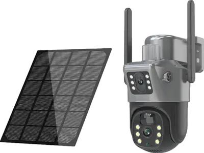 Obrázek produktu pro Bezpečnostní kamera, duální objektiv, bezdrátové připojení WiFi, kamera WiFi bez karty
