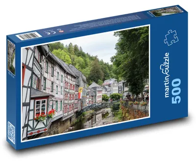Obrázok produktu pre Puzzle 500 Malebné mesto Monschau - martinpuzzle