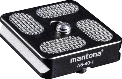 Zdjęcie produktu dla Mantona 21460, Czarny, Guma, 1/4", 40 mm, 38 mm, 10 mm