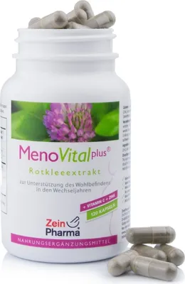 Produktbild von ZeinPharma MenoVital plus 460 mg Kapseln, 120 St. Kapseln