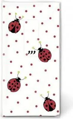 Produktbild von (alt01230)(neu) Taschentuch 4 lagig Ladybirds and Dots